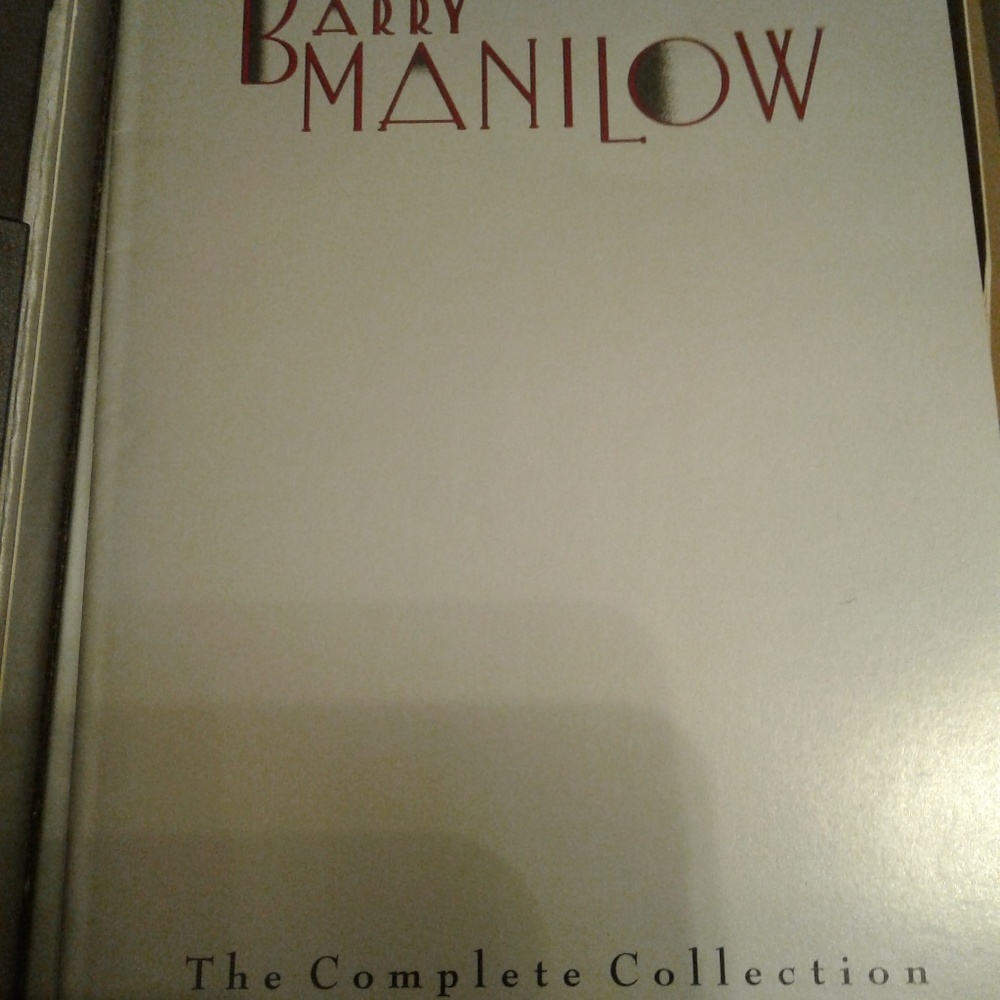 Barry Manilow Collection CD's,VHS,Book